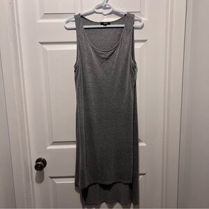 Rudsak tunic top side slit grey women size medium shirt sleeveless